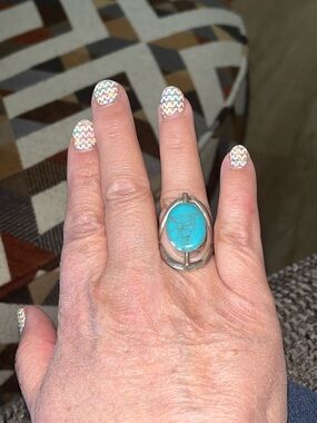 NWT Seed & Sage Reversible Sterling Ring Size 7